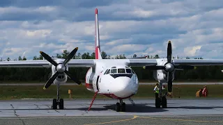 KrasAvia An-24 | Krasnoyarsk - Noyabrsk flight