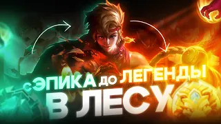 С ЭПИКА ДО ЛЕГЕНДЫ В СОЛО ПОКАЗАЛ КЛАСС В ЛЕСУ (31 СЕЗОН) - MOBILE LEGENDS