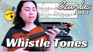 Czardas Violin Tutorial 🎻 3/4 - Artificial Harmonics section ✨