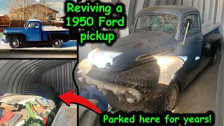 Reviving a 1950 Ford pickup that was abandoned in a quonset for years, will it run and drive?