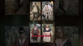 Obese Civilians Cut From RDR2?! #rdr #rdr2 #games #gaming #facts #shorts