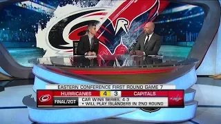 NHL Tonight:  Rod Brind`Amour:  The crew on Rod Brind`Amour as the Hurricanes advance  Apr 25,  2019