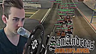 ИГРАЮ НА ИГРОВОМ РУЛЕ (ДЖОЙСТИК) В GTA SAMP - ЭТО КРУТО !