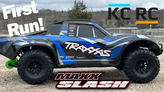 Traxxas Maxx Slash FIrst Run!