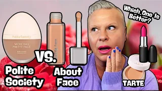 POLITE SOCIETY MORE THAN A PRETTY FACE VS. ABOUT FACE THE PERFORMER/TARTE CREAM CONCEALER #review