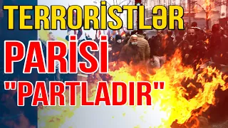 Paris müharibə meydanına çevrildi-PKK ölkəni yandırır - Global Saat - Media Turk TV