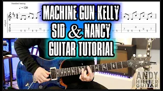Machine Gun Kelly Sid and Nancy Guitar Tutorial