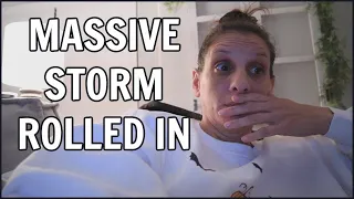 THE TORNADO VLOG | GOING THROUGH A BAD STORM ALONE