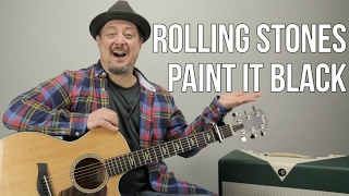 Rolling Stones Paint It Black Guitar Lesson + Tutorial