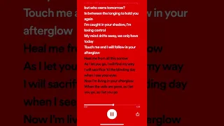 INXS || Afterglow Lyrics Video