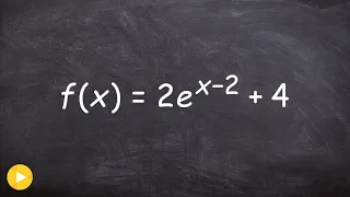 Graphing an exponential function with e as the base