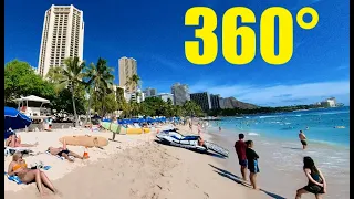 360 VR: Vacation with us on Waikiki Beach. Oahu Hawaii is AMAZING #360video #360videos