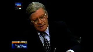 Bundestagswahl 1980 Streitgespräch Schmidt (SPD) Kohl (CDU) Strauß (CSU) und Genscher (FDP) Teil 1/2