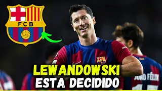 ULTIMA HORA! SALIO LA INFORMACION DE QUE LEWANDOWSKI TOMO UNA DRASTICA DECISION HOY/ NOTICIAS BARÇA