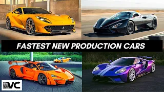 10 Fastest NEW Production Cars in the World [Top Speed] - SSC Tuatara 331 MPH Record?