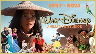 Evolution of Walt Disney Animation Studios (1937-2021)