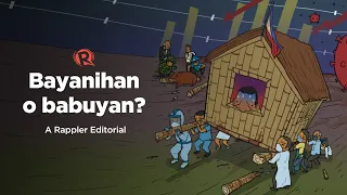 VIDEO EDITORIAL: Bayanihan o babuyan?