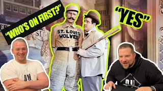 British Reactions to Abbott and Costello’s Who's on First (FIRST TIME REACTION)