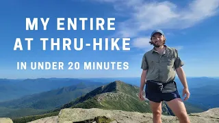 My Entire 2022 Appalachian Trail Thru-Hike In Under 20 Minutes