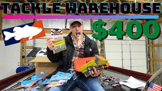 $400 TackleWarehouse Unboxing (HUGE)
