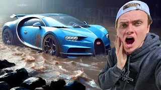 I Drove A Supercar Inside A Hurricane!