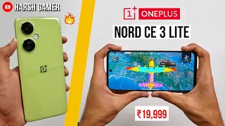 OnePlus Nord CE 3 Lite 5G Pubg Test, Heating and Battery Test | Best Phone Under 20,000? 🤔