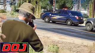 Grandpas Go Hunting, But They Can't See Well | GTA 5 Roleplay | DOJ #198