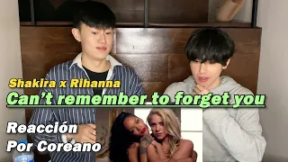 Shakira & Rihanna Can't remember to forget you | Reacción Por Coreano