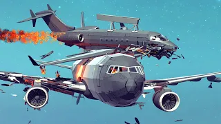 Survivable Midair Collisions, Helicopter Shootdowns & Smooth Landings #13 | Besiege