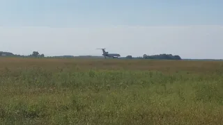 Tupolev Tu-154M Russian Air Force Take Off from Brest (BQT), Belarus. September 4, 2020