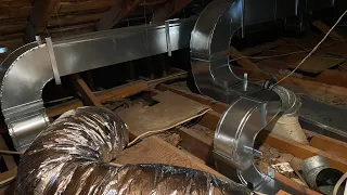 New HVAC System Design, Fabricate, Install Metal Ductwork