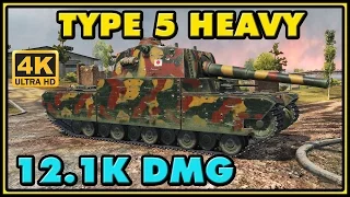 World of Tanks | Type 5 Heavy - 8 Kills - 12,1K Damage