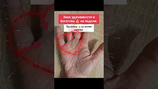 Знак удачливости человека и финансового благополучия, трезубец на холме солнца 🌞💃💰