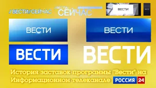 История заставок программы "Вести" на телеканале "Россия 24"