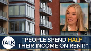 "Half Their Income On Rent!" Georgie Frost Talks Rising Cost Of Renting Property In UK