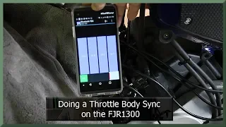 Doing a Throttle Body Sync on the FJR1300