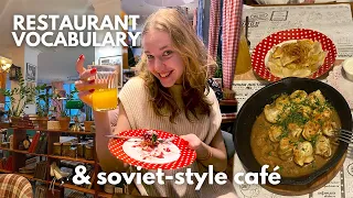 How to order food in a restaurant IN RUSSIA? | Vocabulary for making an order | Soviet-style café