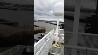 Departing Heysham aboard the IOMSPC ferry Ben My Chree, with a tour of her large exterior decks