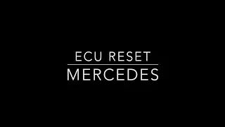 ECU/Throttle Reset on Mercedes