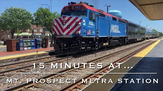 5 minutes at Mt. Prospect METRA station