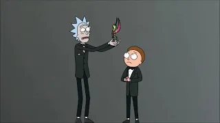 Rick and Morty presenting the Emmys