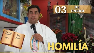EVANGELIO DE HOY miércoles 3 de Enero del 2024 - Padre Arturo Cornejo