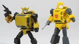 Comparison of Transformers Masterpiece MP-45 Bumblebee and other G1 MPs