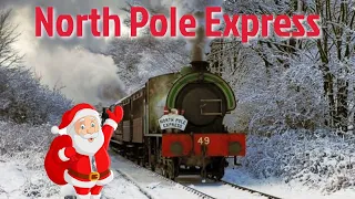 North Pole Express at Tanfield Railway #northpole #christmas #dji #drone #santa