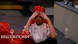 Contestant Admits To Have Only Been Cooking For Three Months | Hell's Kitchen