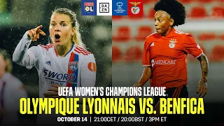Lyon vs. Benfica | UEFA Women’s Champions League Matchday 2 Full Match