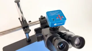Kailiwei 3.5X-90X Continuous Zoom  Microscope 38MP 1080P HDMI USB Camera CTV Adapter Barlow Lens