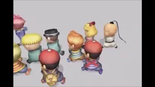 earthbound characters dancing