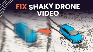 ONE CLICK - Fix JITTERY or SHAKY Drone Footage | DJI Mini 2 Tips & Tricks