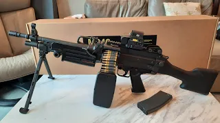 Unboxing M249 GBB by VFC - The First Ever LMG GBB !!! (part1)